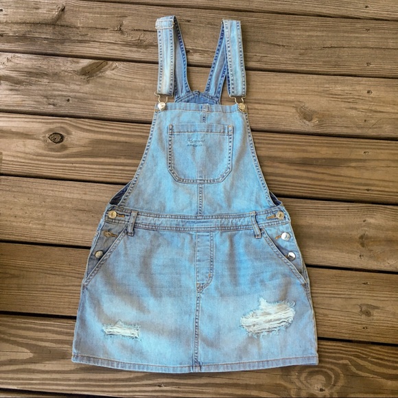 forever 21 jean overalls